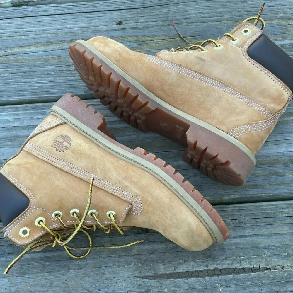 Timberland Kids Youth Boots Nubuck Leather Ankle Boots Size MISMATCH 2 / 1.5 M - Picture 10 of 12